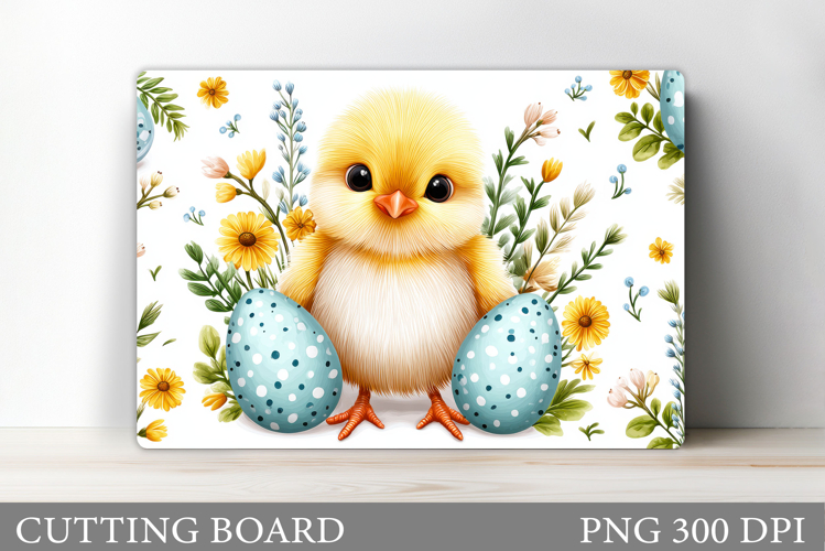 Easter Chick Cutting Board. Easter Cutting Board Design