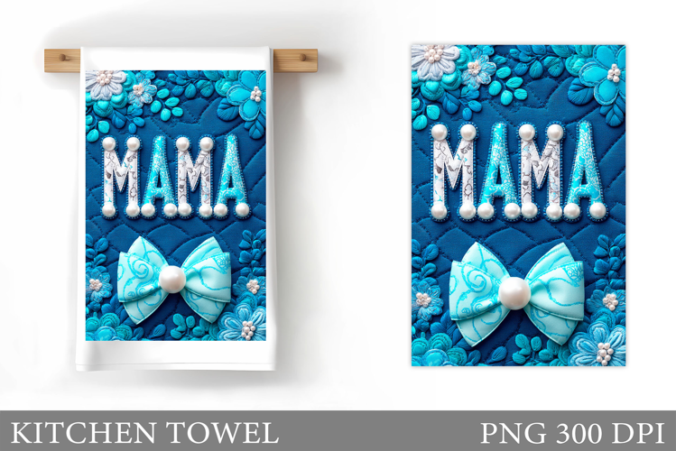 Mother's Day Kitchen Towel. Mother's Day Sublimation