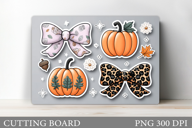 Fall Cutting Board Design. Fall Sublimation