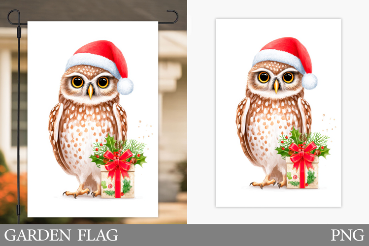 Christmas Owl Kitchen Towel. Christmas Owl Kitchen Towel