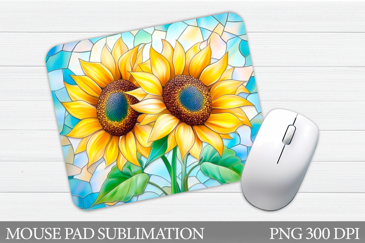 Sunflowers Mouse Pad. Flowers Mouse Pad Design