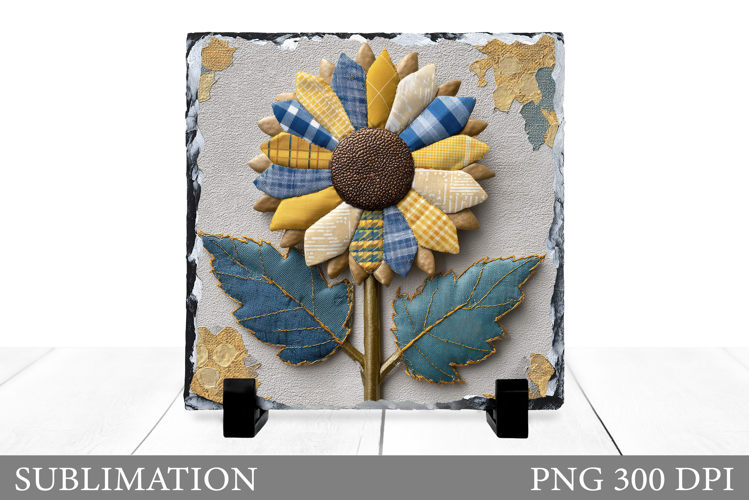 Sunflowers Sublimation. Sunflowers Slate Sublimation