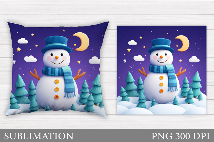 Snowman Sublimation Image 2