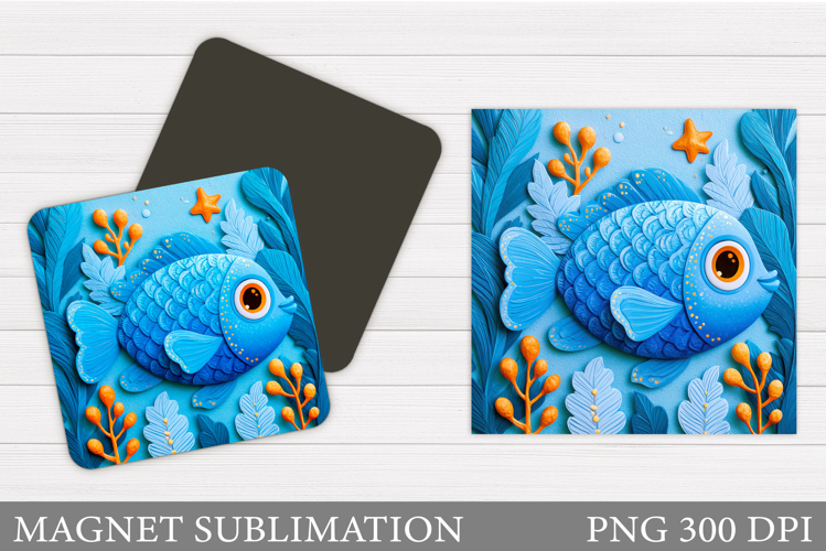 Fish Magnet Design. Fish Sublimation