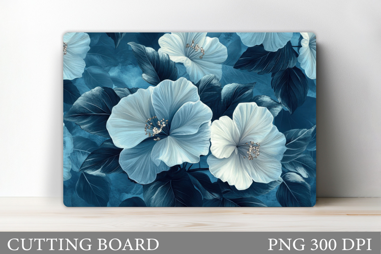Floral Cutting Board Design. Flowers Cutting Board