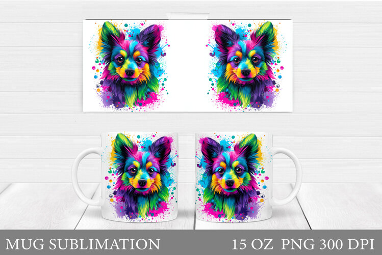 Cute Dog Mug Sublimation. Cute Dog Sublimation example image 1