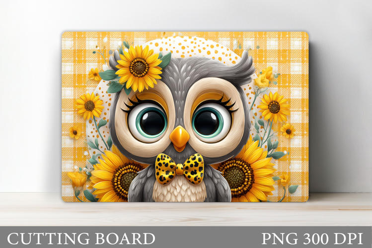 Cute Owl Cutting Board. Owl Kitchen Cutting Board