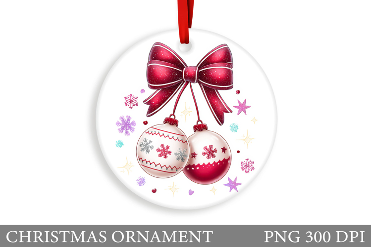 Christmas Ornament Sublimation. Christmas Ornament Design