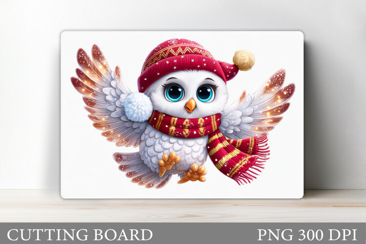 Owl Cutting Board Design. Owl Kitchen Cutting Board example image 1