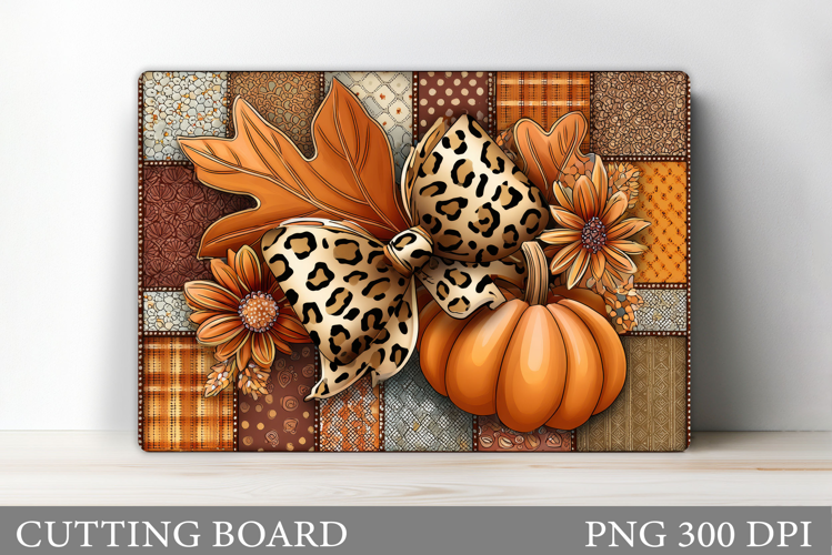 Fall Pumpkin Cutting Board Design. Fall Pumpkin Sublimation
