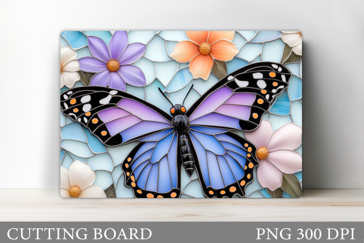 Butterfly Cutting Board. Flower Cutting Board Sublimation