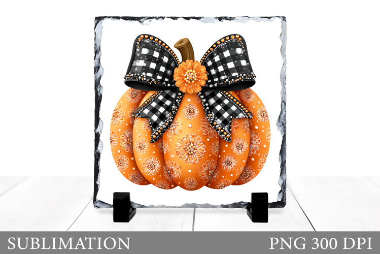 Pumpkin Slate Design. Pumpkin Sublimation