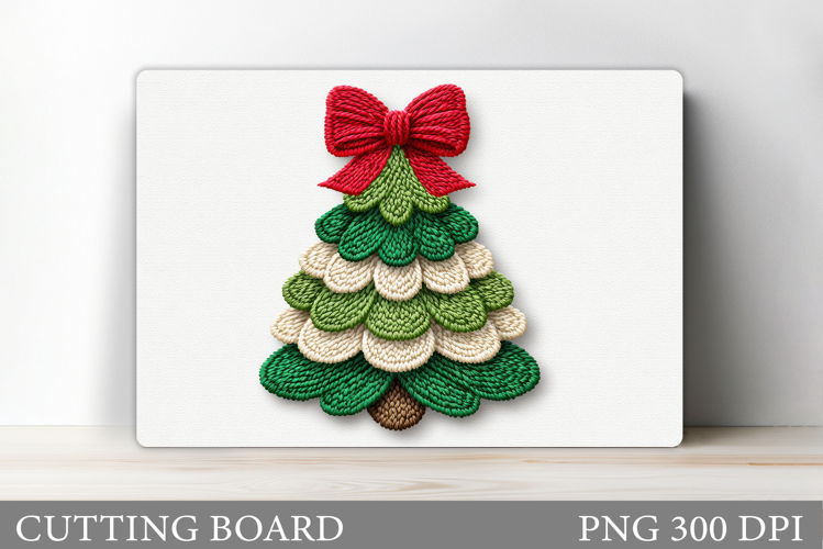 Christmas Tree Cutting Board. Kitchen Cutting Board Design