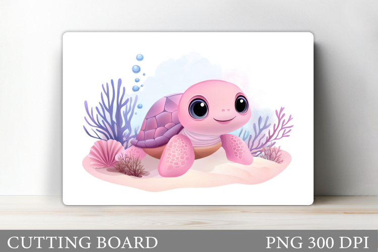 Cute Turtle Clipart Image 8