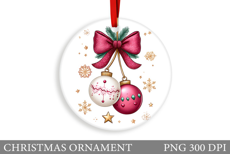 Christmas Ornament Sublimation. Christmas Ornament Design
