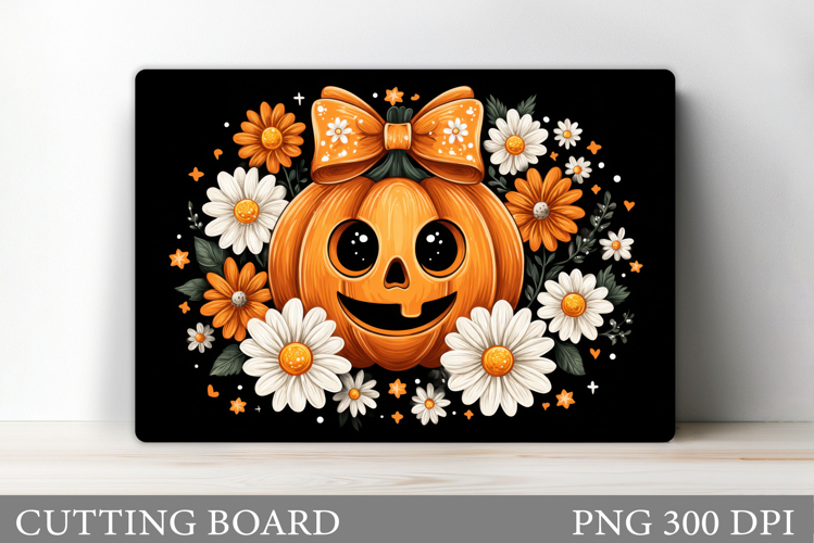 Halloween Cutting Board. Pumpkin Cutting Board Sublimation