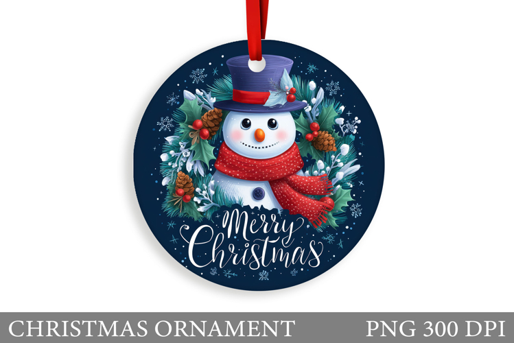 Cute Snowman Clipart Image 4