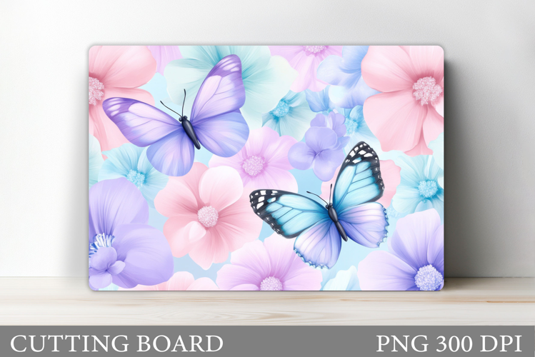 Butterfly Cutting Board. Flower Cutting Board Sublimation