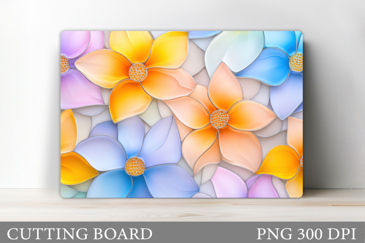 Flowers Cutting Board. Floral Cutting Board Sublimation