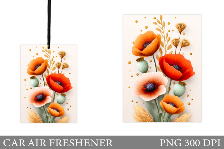 Flowers Flowers Car Air Freshener. Summer Car Air Freshener
