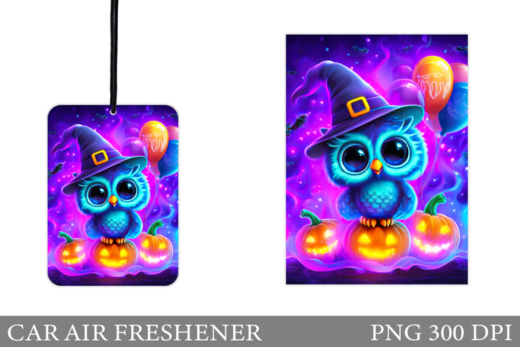 Halloween Owl Car Air Freshener. Halloween Car Air Freshener