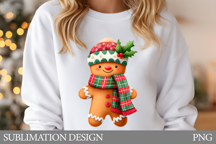 Gingerbread Sublimation. Gingerbread T-Shirt Sublimation
