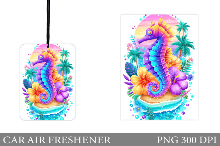 Seahorse Car Air Freshener. Sea Car Air Freshener Design
