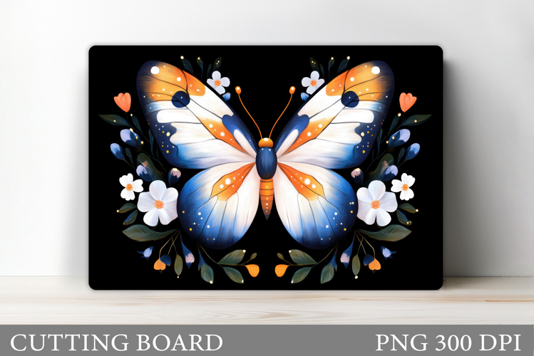 Butterfly Cutting Board. Flower Cutting Board Sublimation