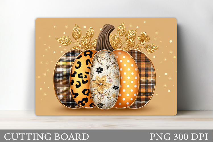 Fall Pumpkin Cutting Board Design. Fall Pumpkin Sublimation