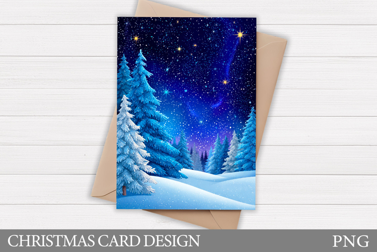 Christmas Tree Card Design. Christmas Card Printable
