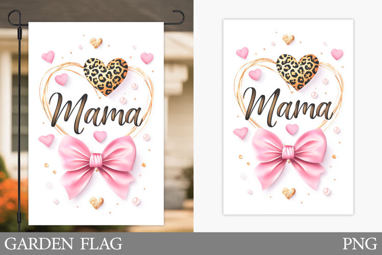 Mothers Day Garden Flag. Mothers Day Sublimation