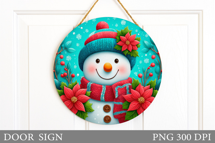 Cute Snowman Clipart Image 8