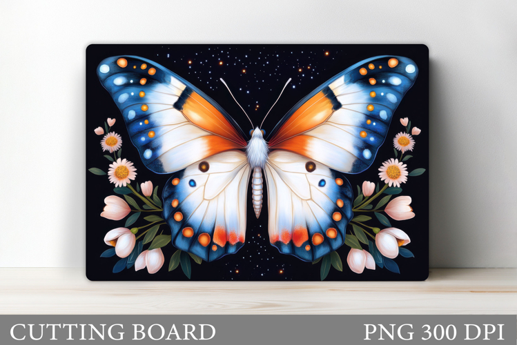 Butterfly Cutting Board. Flower Cutting Board Sublimation