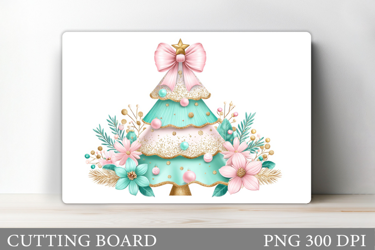 Christmas Tree Cutting Board. Christmas Tree Sublimation