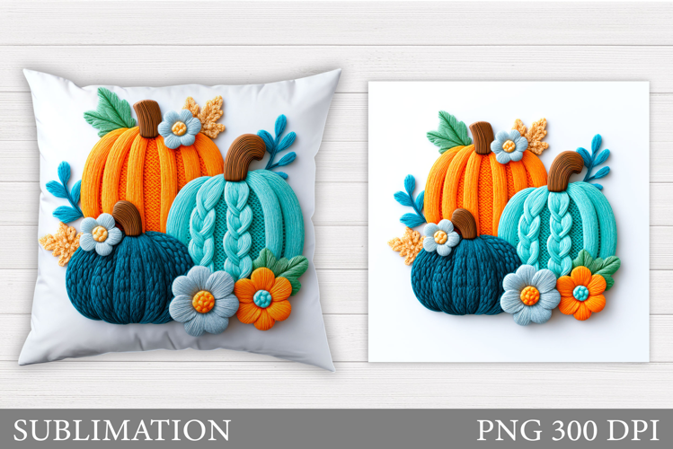 Pumpkin Pillow Design. Pumpkin Sublimation
