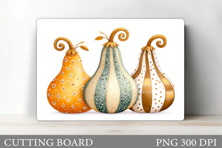 Pumpkin Cutting Board Design. Pumpkin Sublimation
