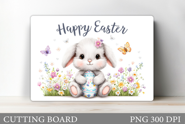 Easter Bunny Cutting Board. Easter Cutting Board Sublimation