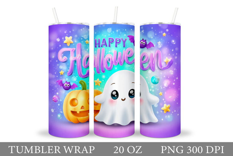 Cute Halloween Tumbler. Cute Pumpkin Tumbler Sublimation