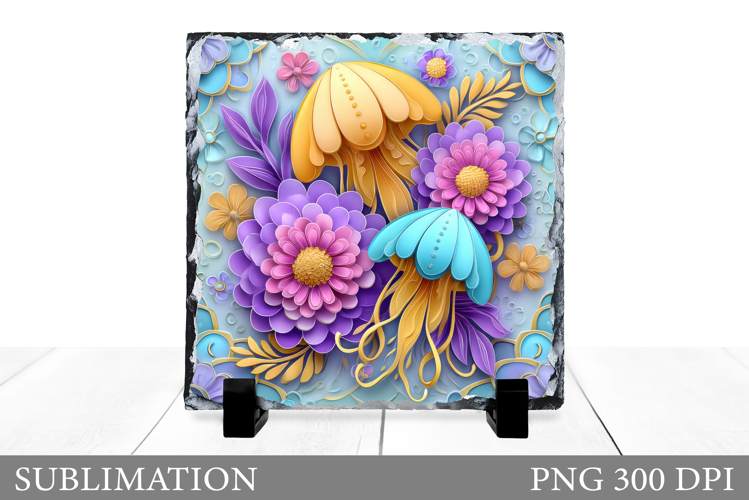 Jellyfish Sublimation. Jellyfish Slate Sublimation