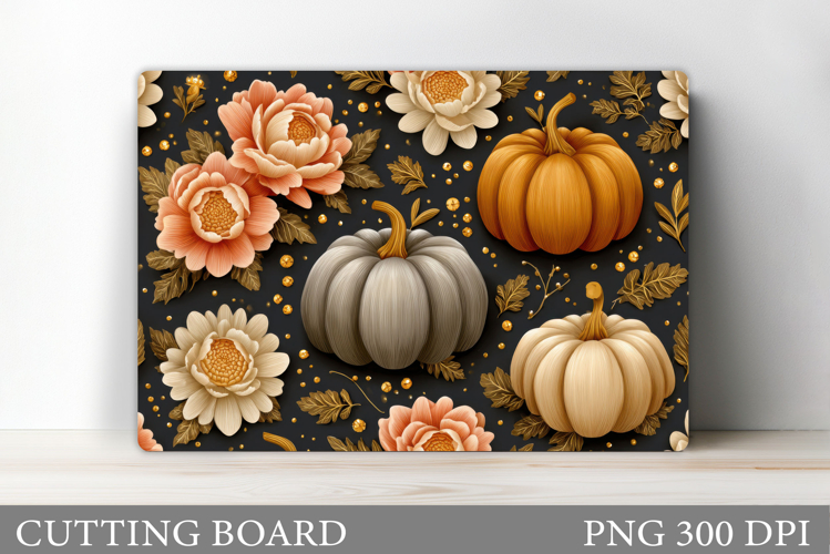 Pumpkin Cutting Board Design. Pumpkin Sublimation