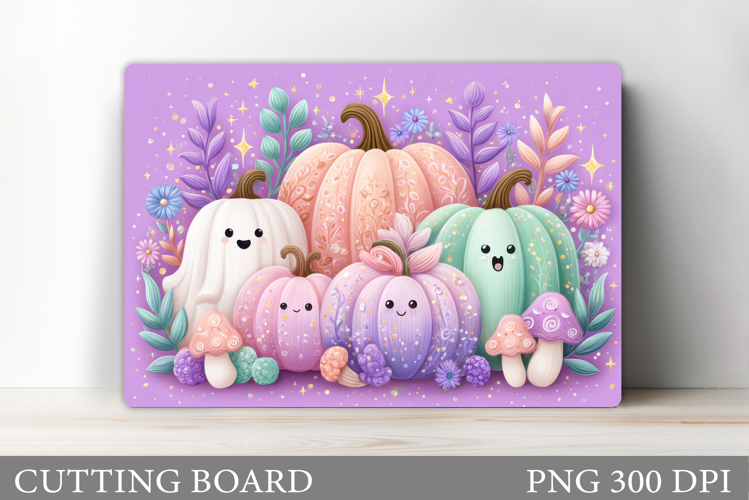 Cute Pumpkin Cutting Board. Halloween Cutting Board Design