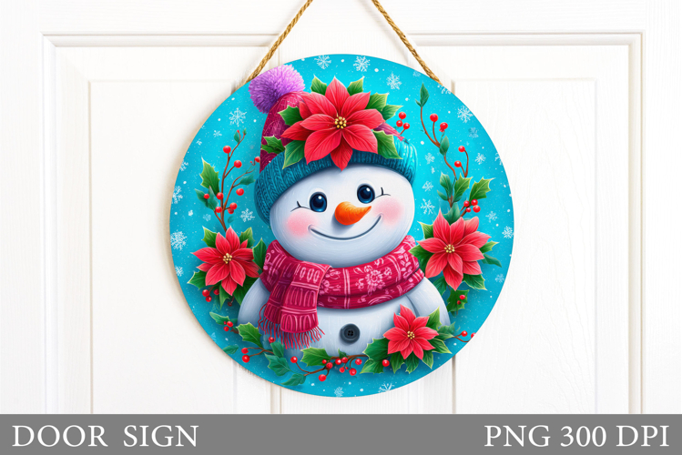 Cute Snowman Clipart Image 7
