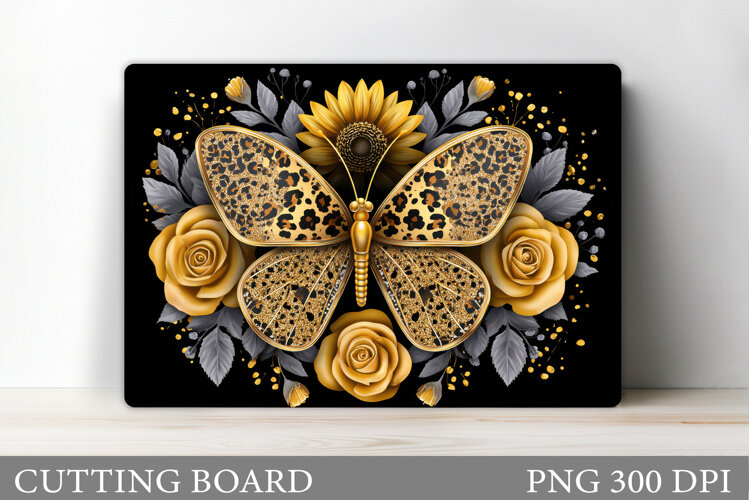 Butterfly Cutting Board. Butterfly Sublimation example image 1