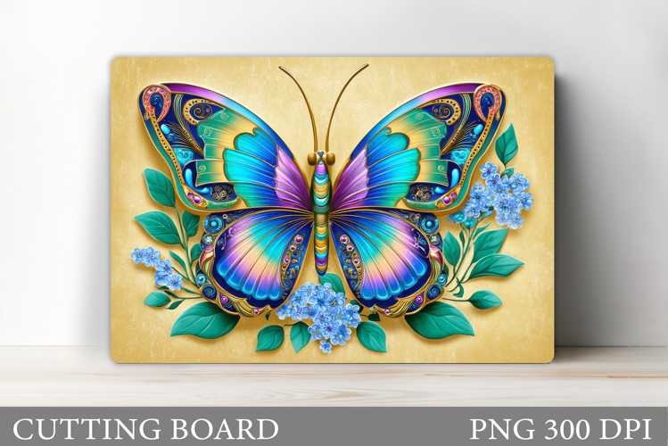 Butterfly Cutting Board. Butterfly Sublimation