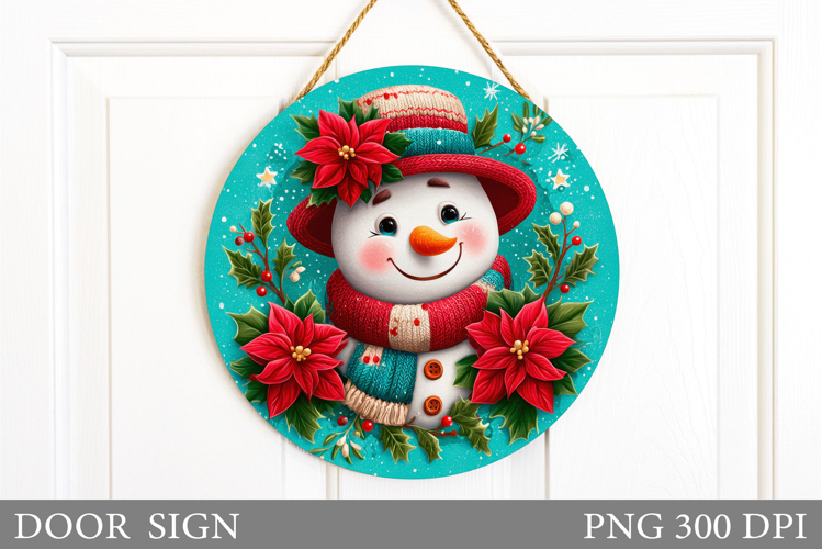 Cute Snowman Clipart Image 6