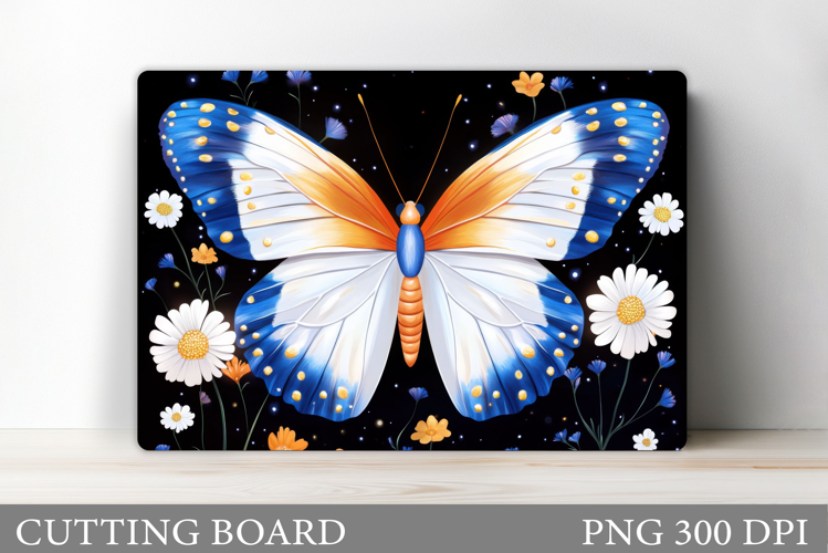 Butterfly Cutting Board. Flower Cutting Board Sublimation