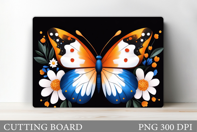 Butterfly Cutting Board. Flower Cutting Board Sublimation