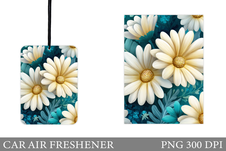 Flowers Car Air Freshener. Floral Car Air Freshener Design