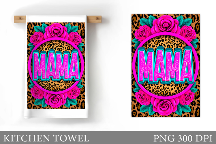 Mother's Day Kitchen Towel. Mother's Day Sublimation