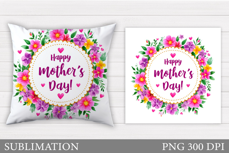 Mother's Day Sublimation. Mother's Day Pillow Sublimation